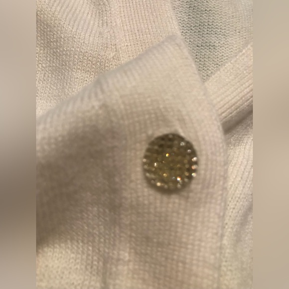 Cream Cardigan Size Large by 7th Avenue - NWT - Picture 6 of 7